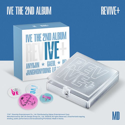 【IVE THE 2ND ALBUM <REVIVE+>】　3セット IVE The 2nd Album - REVIVE+ (MD ver.) – KPOP ONLINE STORE USA