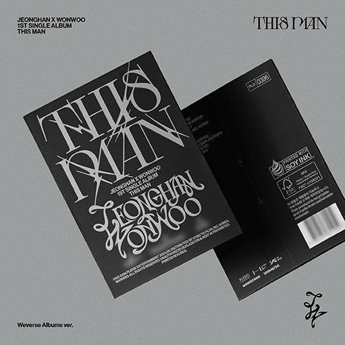 Jeonghan X Wonwoo (SEVENTEEN) 1st Single Album - This Man (Weverse Albums ver.) - KPOP ONLINE STORE USA