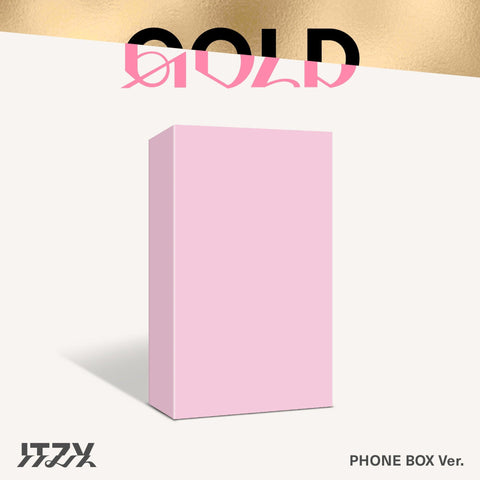 [POB] ITZY 2nd Album - GOLD  (PHONE BOX VER.)