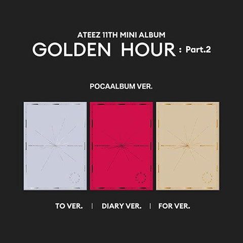 ATEEZ 11th Mini Album - GOLDEN HOUR : Part.2 (POCAALBUM VER.)