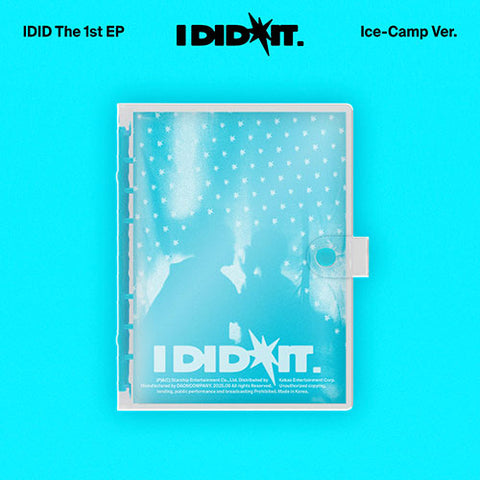 IDID 1st Mini Album - I did it (Ice-Camp Special Edition Ver.) - LIMITED