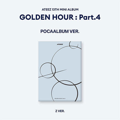 ATEEZ 13th Mini Album - GOLDEN HOUR : Part.4 (POCAALBUM VER.)