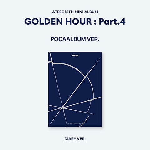 ATEEZ 13th Mini Album - GOLDEN HOUR : Part.4 (POCAALBUM VER.)