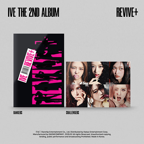 IVE 2nd Album REVIVE+ Bangers Challengers Version with exclusive Apple Music POB photocard