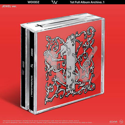 WOODZ 1st Full Album Archive.1 Jewel Case Version with CD portrait postcard and lyric booklet