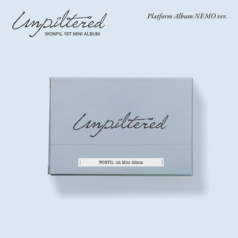 Wonpil DAY6 1st Solo Mini Album Unpiltered Platform Album NEMO Version digital collectible