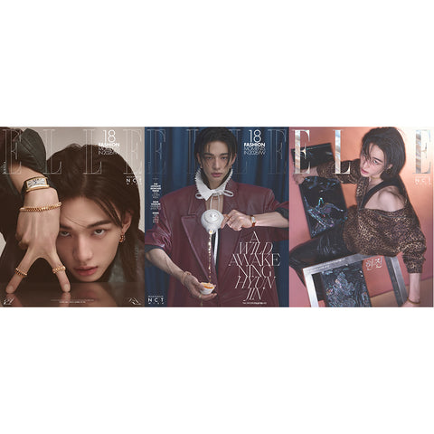 ELLE KOREA 2026 April - Stray Kids Hyunjin and NCT Wish (Book in Book)