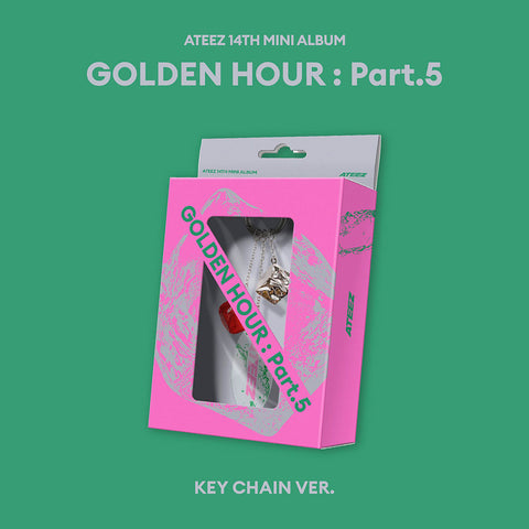 ATEEZ 14th Mini Album - GOLDEN HOUR : Part.5 (KEY CHAIN VER)