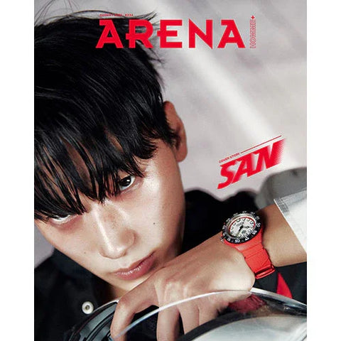 Arena Homme + August 2025 - SAN (ATEEZ) cover