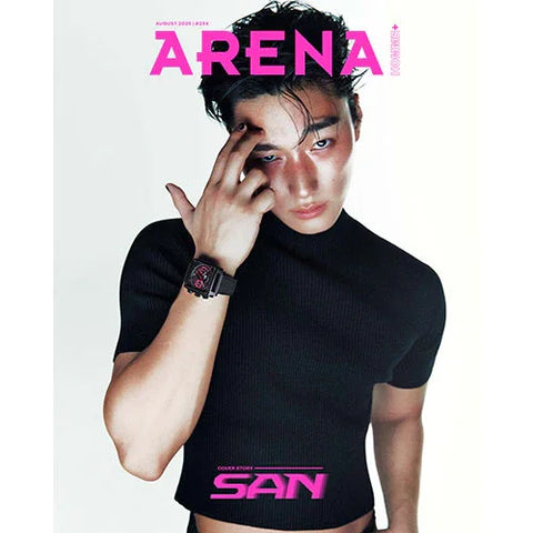 Arena Homme + August 2025 - SAN (ATEEZ) cover