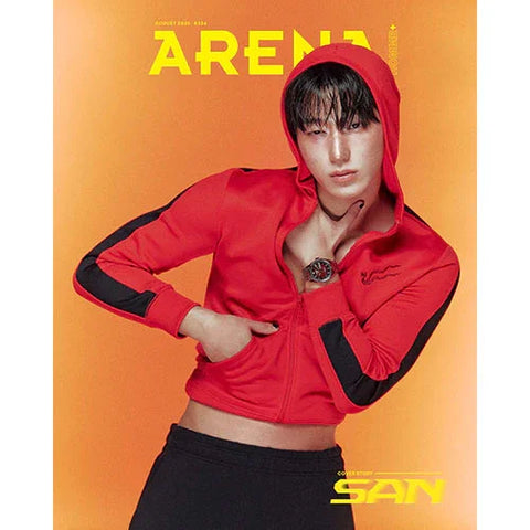 Arena Homme + August 2025 - SAN (ATEEZ) cover