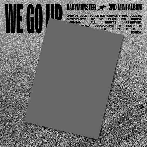 BABYMONSTER  2nd Mini Album - WE GO UP (POSTCARD Ver.)