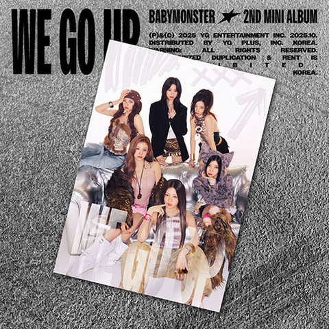 BABYMONSTER  2nd Mini Album - WE GO UP (POSTCARD Ver.)