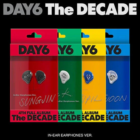 DAY6 4th Album - The DECADE (IN-EAR EARPHONES VER/LIMITED)