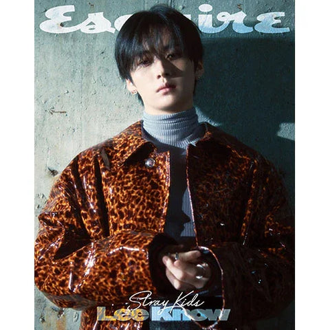 ESQUIRE AUGUST 2025 - LEE KNOW (Stray Kids) Cover
