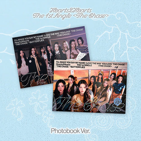 [EXCLUSIVE POB] Hearts2Hearts 1st Single Album - The Chase (Photo Book Ver.)