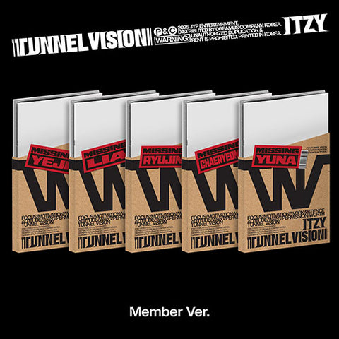 [EXCLUSIVE POB] ITZY - TUNNEL VISION (Member Ver.)