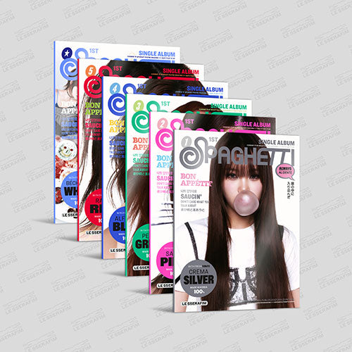 [EXCLUSIVE POB] LE SSERAFIM 1st Single Album -  SPAGHETTI (COMPACT ver.)