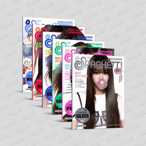 [EXCLUSIVE POB] LE SSERAFIM 1st Single Album -  SPAGHETTI (COMPACT ver.)