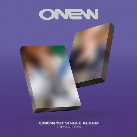[EXCLUSIVE POB] ONEW (SHINee) 1st Single Album - 착각 (Delusion)  (NEMO Ver.)