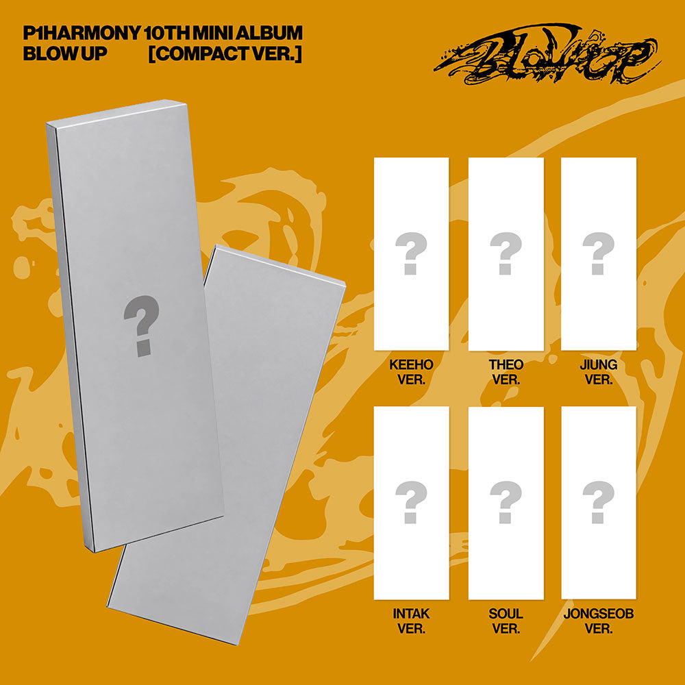 [EXCLUSIVE POB] P1Harmony 10th Mini Album - BLOW UP (Compact Ver.)