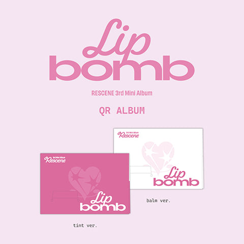 RESCENE 3rd Mini Album- lip bomb (QR) (photocard ver.)