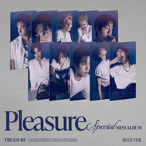 [POB] TREASURE SPECIAL MINI ALBUM - PLEASURE (BLUE VER.)