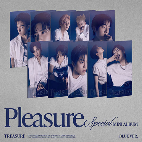 [POB] TREASURE SPECIAL MINI ALBUM - PLEASURE (BLUE VER.)