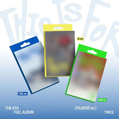 Twice 4th Album - THIS IS FOR (POLAROID ver.)