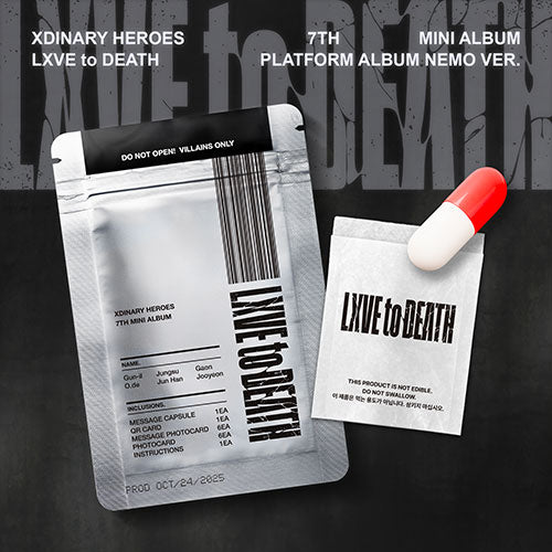 Xdinary-Heroes 7th Mini Album - LXVE to DEATH (Platform Album)