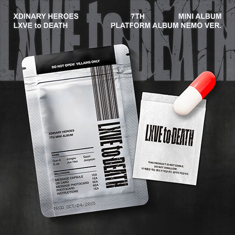 Xdinary-Heroes 7th Mini Album - LXVE to DEATH (Platform Album)