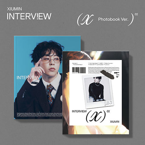 [EXCLUSIVE POB] XIUMIN (EXO) 2nd Mini Album - Interview X (Photobook Ver.)