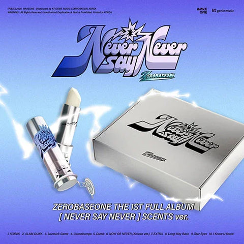 ZEROBASEONE 1st Full Album - NEVER SAY NEVER (SCENTS Ver.)