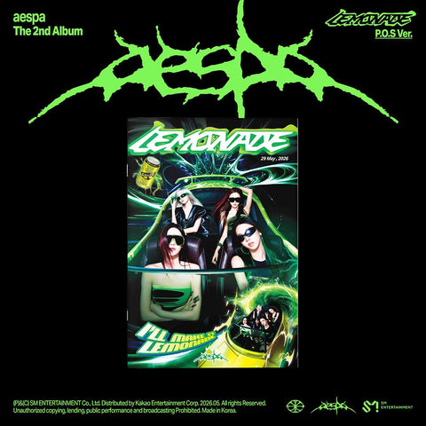 aespa 2nd Album - LEMONADE (P.O.S Ver.) - KPOP ONLINE STORE USA