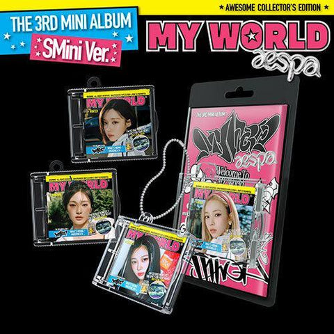 aespa 3rd Mini Album - MY WORLD (SMini Ver.) - KPOP ONLINE STORE USA