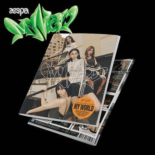 aespa 3rd Mini Album - MY WORLD (Tabloid Ver.) - KPOP ONLINE STORE USA