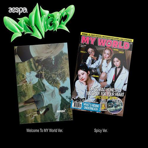 aespa 3rd Mini Album - MY WORLD (Zine Ver.) - KPOP ONLINE STORE USA