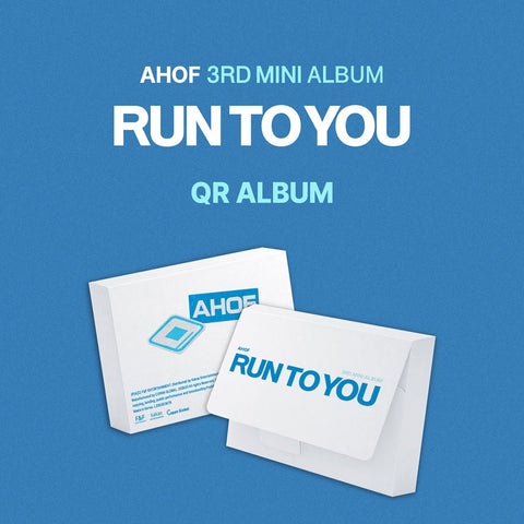 AHOF 3rd Mini Album - RUN TO YOU (QR ALBUM Ver.) - KPOP ONLINE STORE USA