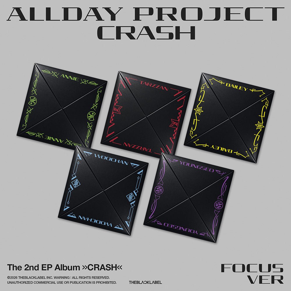 ALLDAY PROJECT The 2nd EP Album - CRASH (FOCUS ver.) - KPOP ONLINE STORE USA
