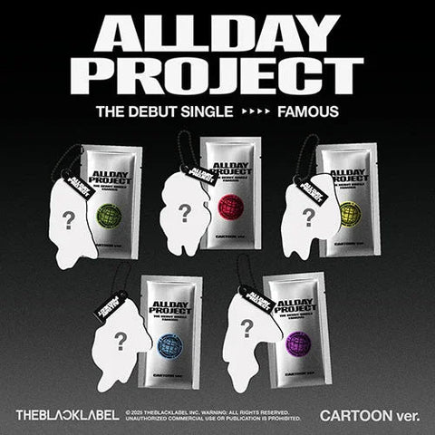 ALLDAY PROJECT The Debut Single - FAMOUS (CARTOON ver.) - KPOP ONLINE STORE USA