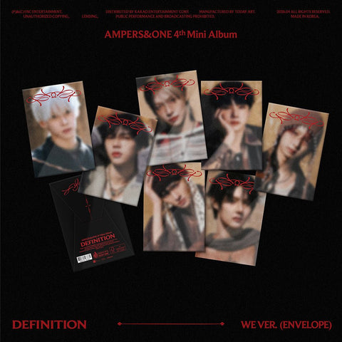 [APPLE MUSIC POB] AMPERS&ONE 4th Mini Album - DEFINITION (WE Ver.) - KPOP ONLINE STORE USA