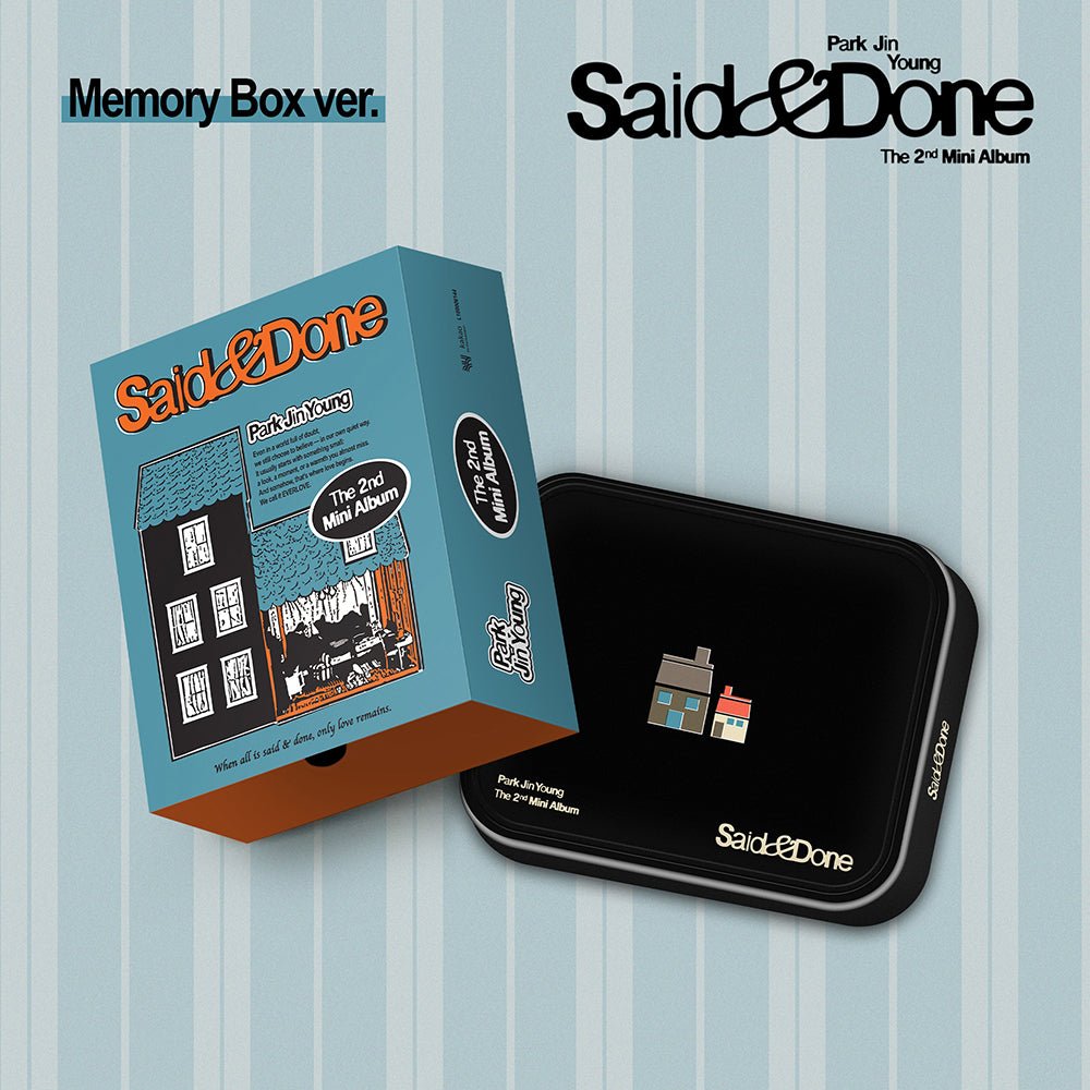 [APPLE MUSIC POB] GOT7 Park Jinyoung 2nd Min Album - Said & Done (Memory Box ver.) - KPOP ONLINE STORE USA