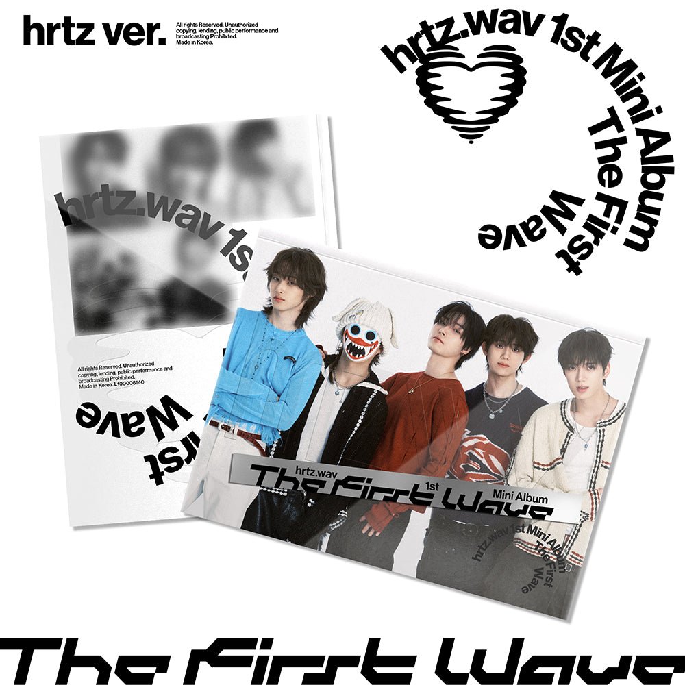 [APPLE MUSIC POB] hrtz.wav 1st Mini Album - The First Wave - KPOP ONLINE STORE USA