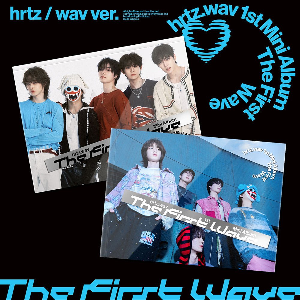 [APPLE MUSIC POB] hrtz.wav 1st Mini Album - The First Wave - KPOP ONLINE STORE USA