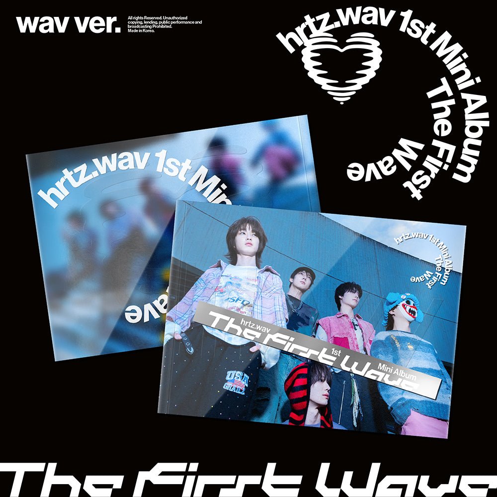 [APPLE MUSIC POB] hrtz.wav 1st Mini Album - The First Wave - KPOP ONLINE STORE USA