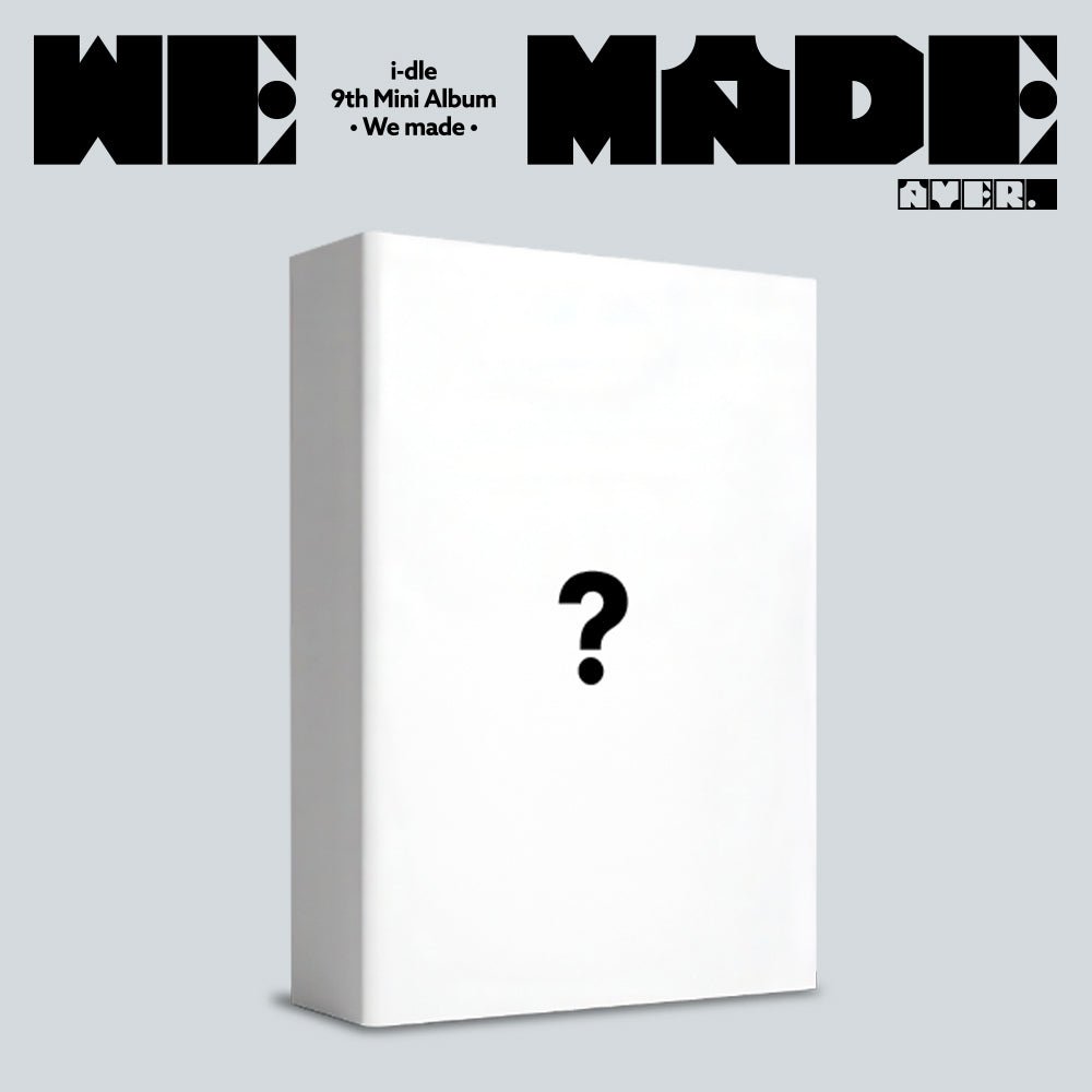 [APPLE MUSIC POB] i-dle 9th Mini Album - We made (A, B Ver.) - KPOP ONLINE STORE USA