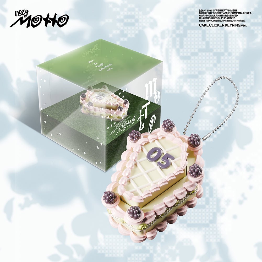 [APPLE MUSIC POB] ITZY - Motto (CAKE CLICKER KEYRING Ver.) - KPOP ONLINE STORE USA