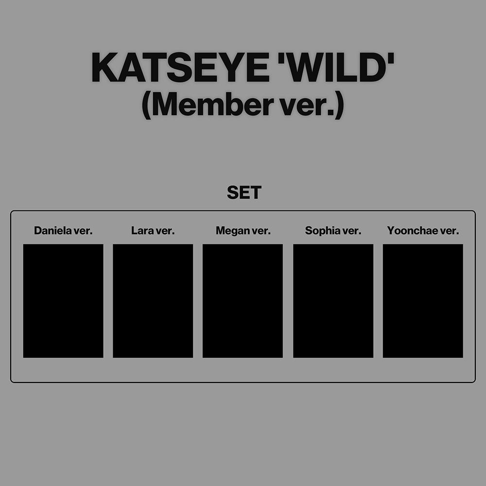 [APPLE MUSIC POB] KATSEYE 3rd EP Album - WILD (Member ver.) - KPOP ONLINE STORE USA