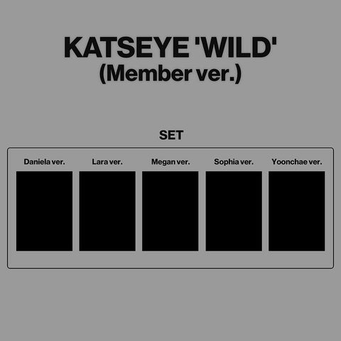 [APPLE MUSIC POB] KATSEYE 3rd EP Album - WILD (Member ver.) - KPOP ONLINE STORE USA