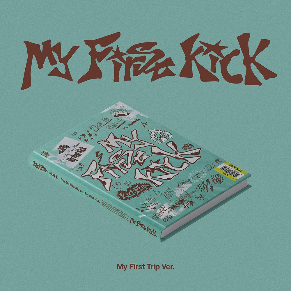 [APPLE MUSIC POB] KickFlip 4th Mini Album - My First Kick (My First Trip Ver.) - KPOP ONLINE STORE USA
